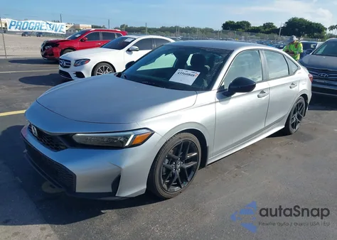 2025 Honda Civic Sport z USA, uszkodzony, nr VIN 2HGFE2F54SH589497